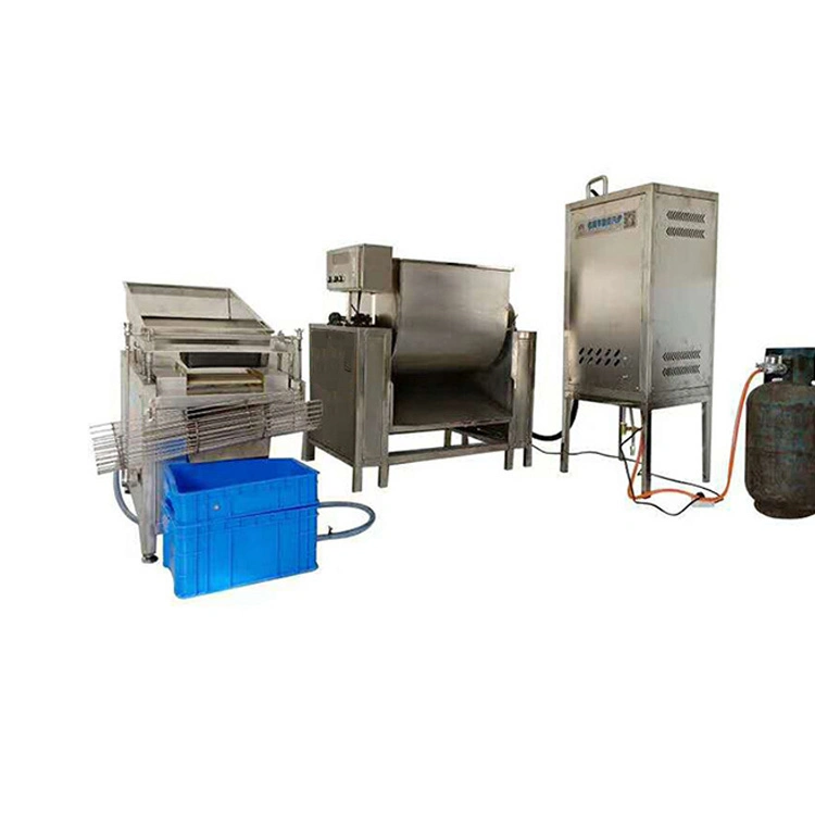 Manufacturer Quail Eggs Boiling Machine Quail Eggshell Breaking Peeling Machine