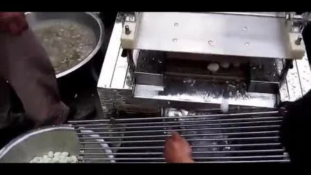 Máquina de descascar ovo cozido Máquina de descascar casca de ovo de codorna