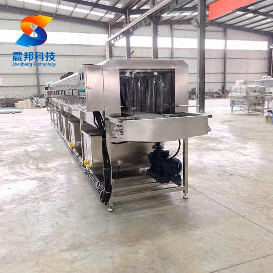 Máquina de lavar automática de cesta de plástico/máquina de limpeza de caixa rotativa Cesta de frutas e máquina de lavar cesta de ovos