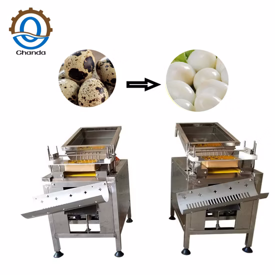 Máquina de descascar ovos de codorna fácil de operar/máquina de processamento de ovos